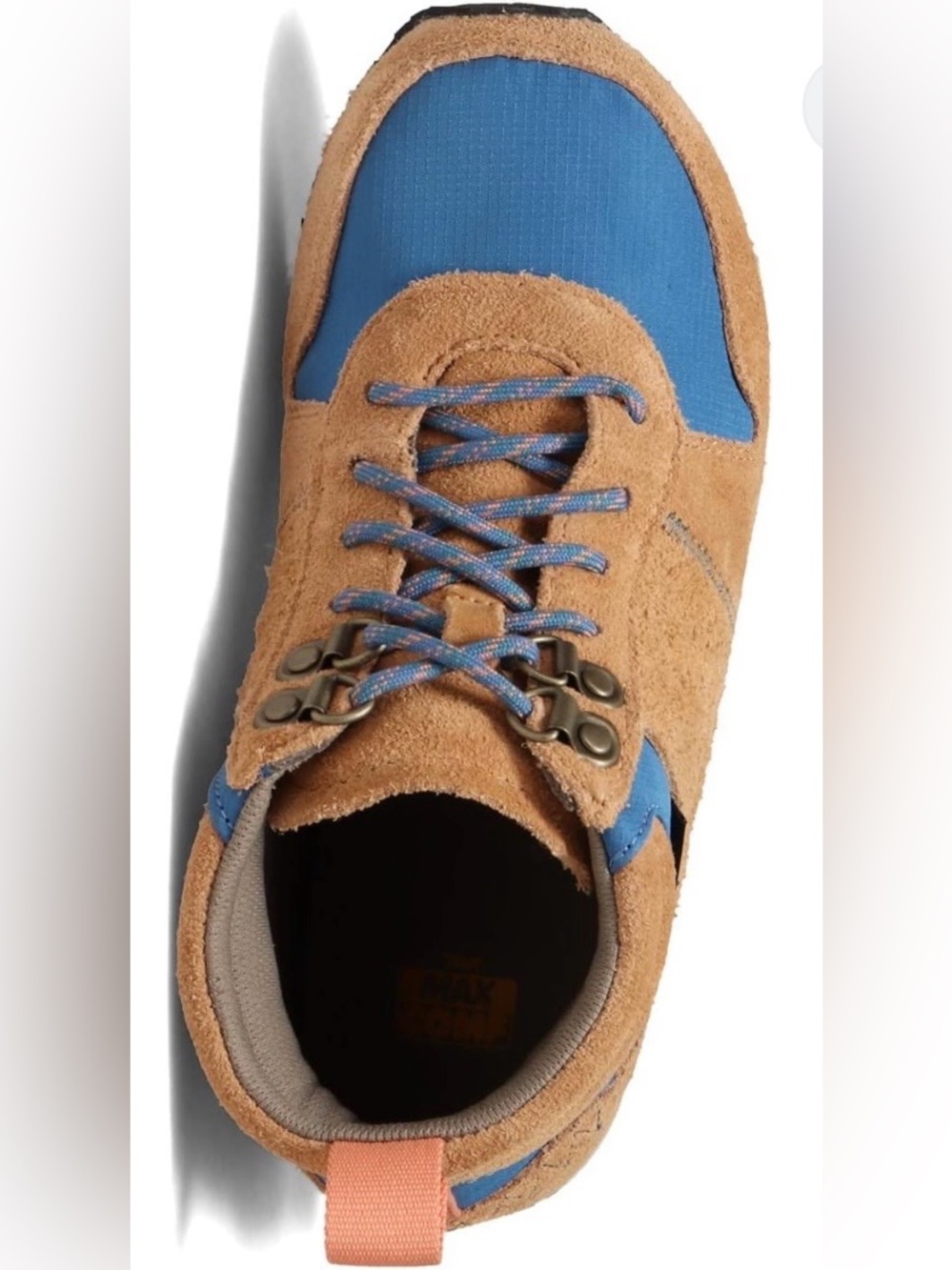 Teva Women’s Highside ‘84 Mid Trainers Tan Suede and Blue Textile Sz 8.5